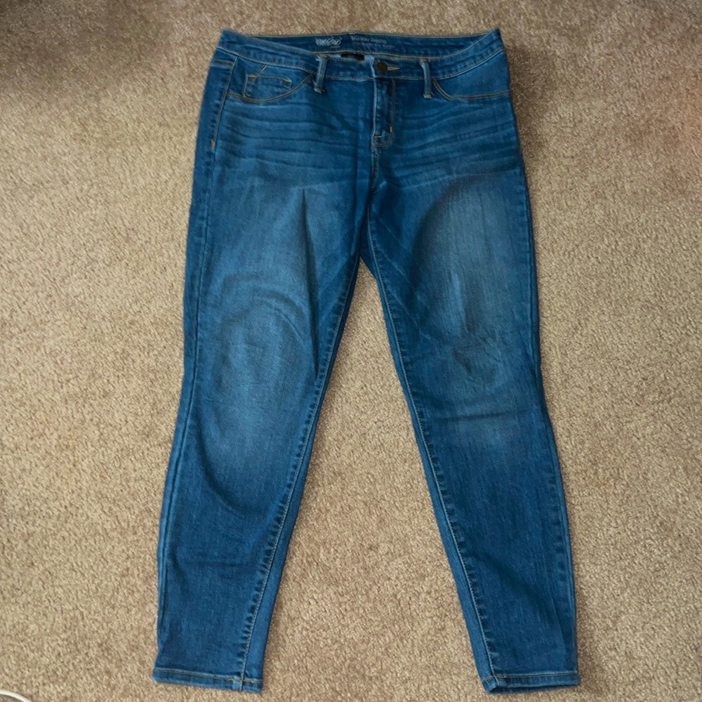 Mossimo Mid Rise Stretch Jeggings Size 12, 31